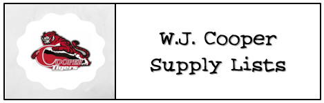 Cooper Supply Lists